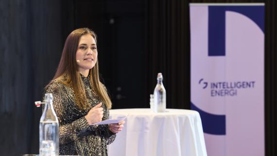  ligestilling- og digitaliseringsminister Marie Bjerre (V) på iEnergi årsmøde 2024, 31. januar